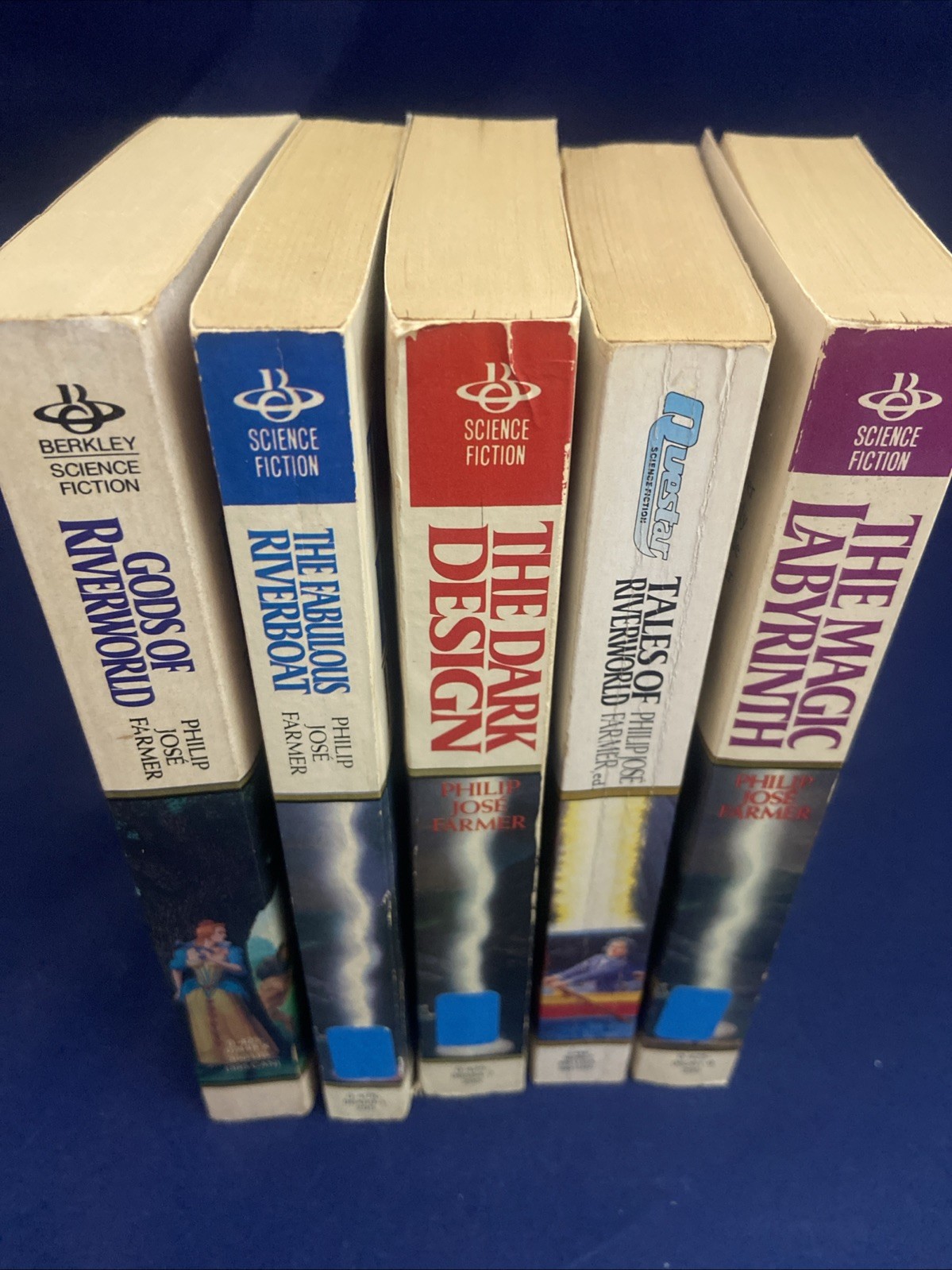 Philip Jose Farmer Riverworld lot of 5 PB (incomplete) Ex Cond