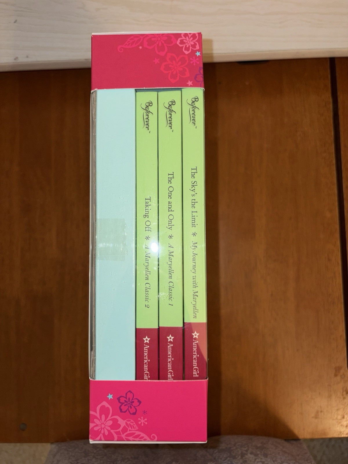 American Girl Maryellen Mini Doll & Stand & 3 Book Set Beforever New In Box