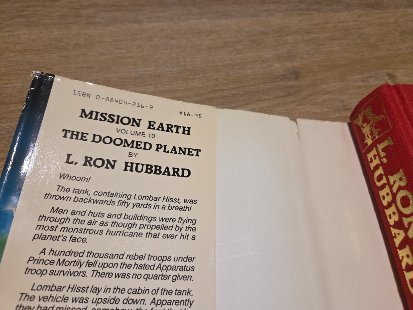 The Doomed Planet by L. Ron Hubbard (1987, HARDCOVER First Edtion