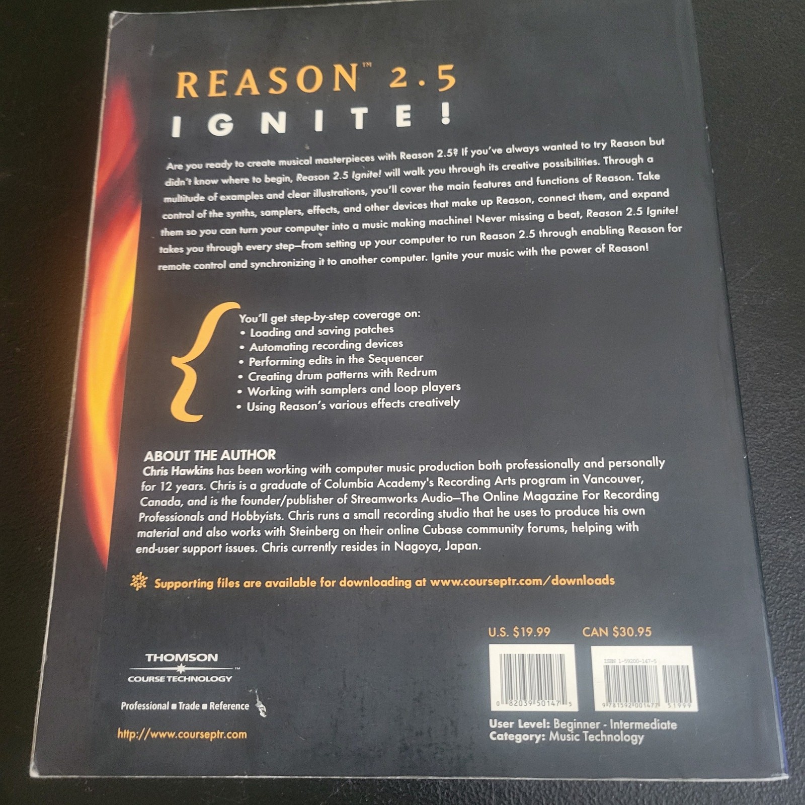 Book Reason 2.5 Ignite by Chris Hawkins 2004 Instruction Manual without disks