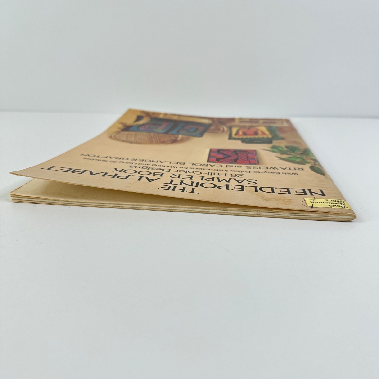 1977 The Needlepoint Alphabet Sampler Book Dover Needlework Series by Rita Weiss