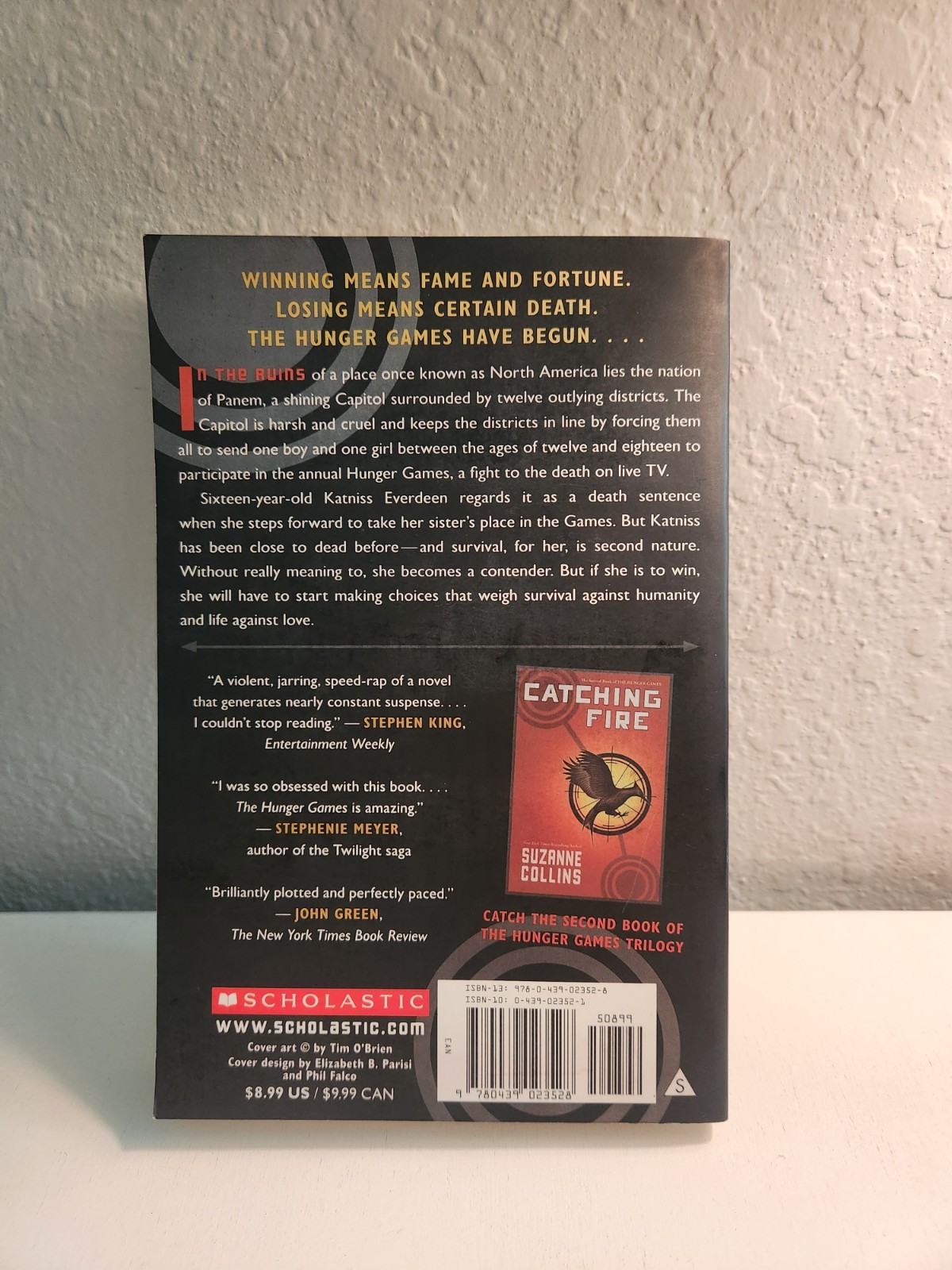 Suzanne Collins The Hunger Games Trade Paperback 2010 Scholastic First PB