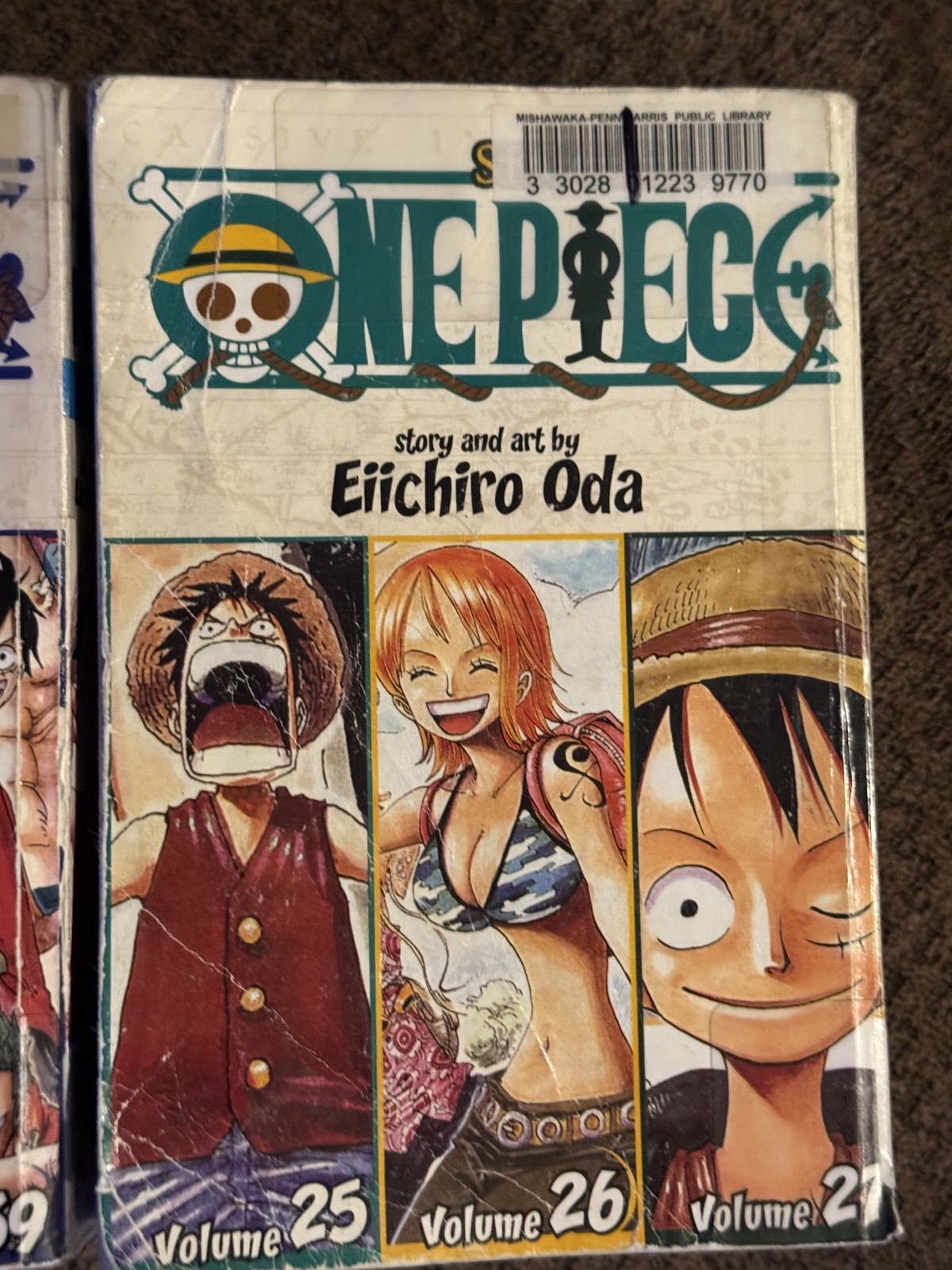 One Piece Manga Omnibus 3-in-1 Vol 25-27 & 37-39 Lot Eiichiro Oda VIZ Media
