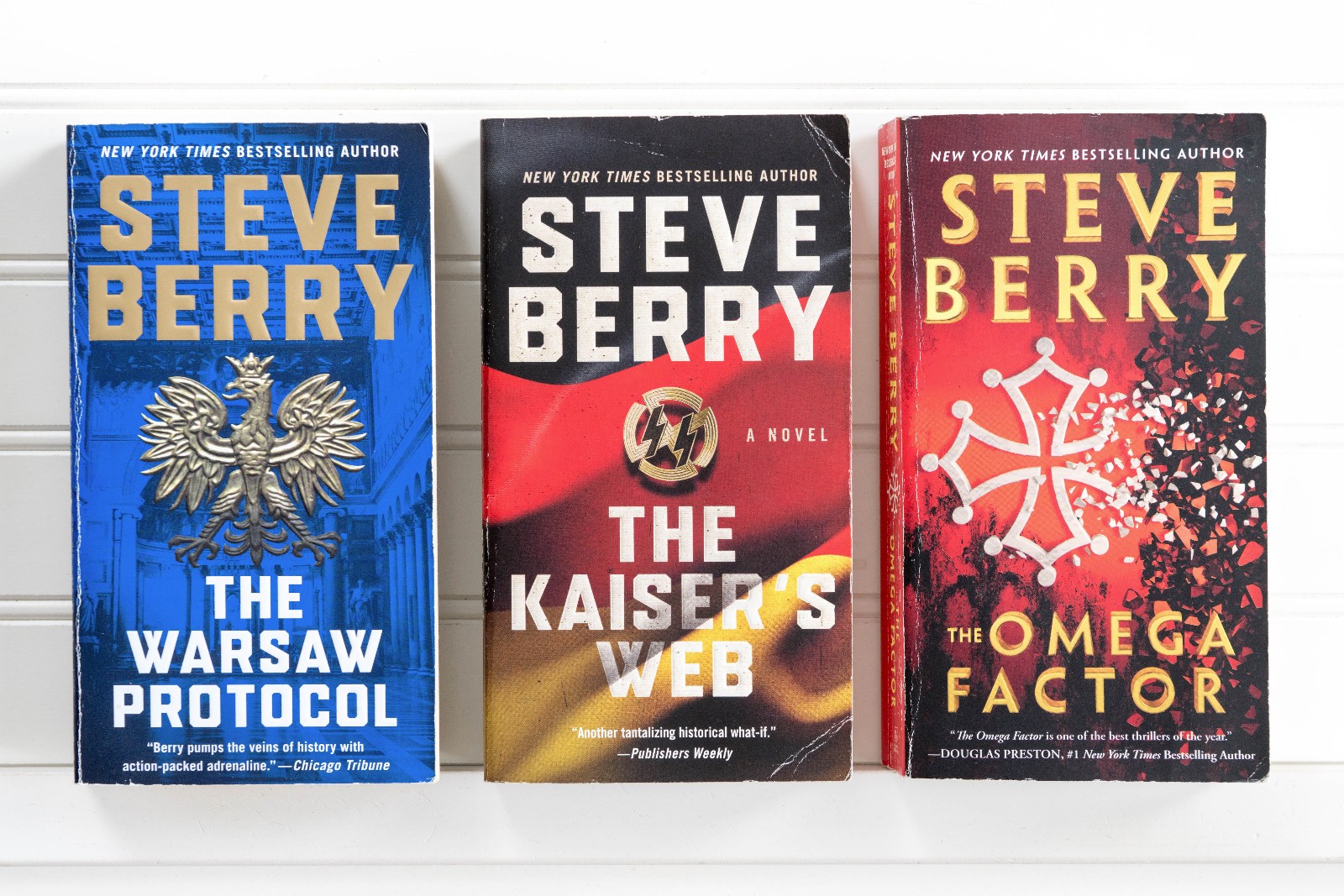 Steve Berry Lot of 23 COTTON MALONE Complete Series (#1-18) Set Paperback Books