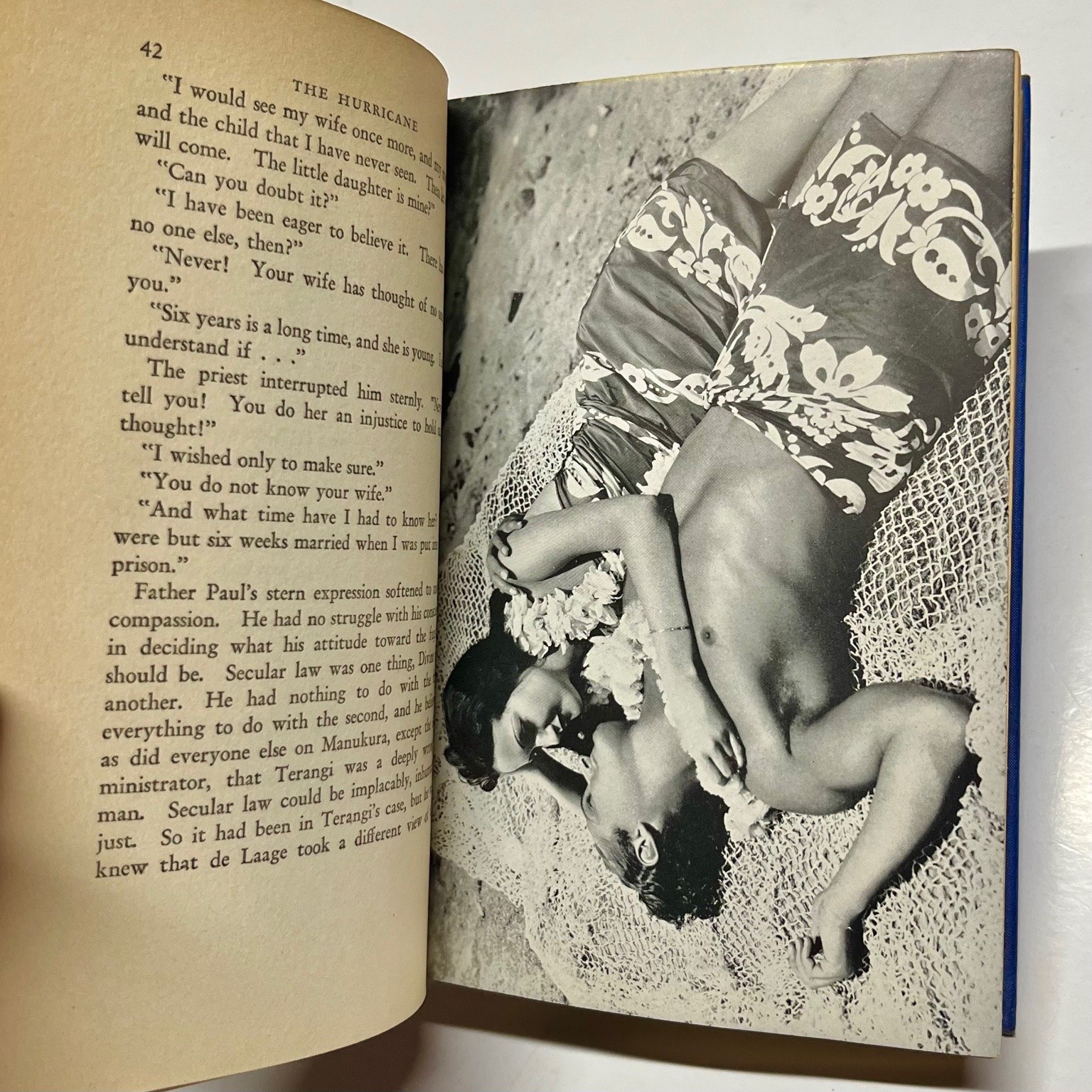 The Hurricane Nordhoff & Hall 1937 Photoplay Edition Blue Ribbon Books