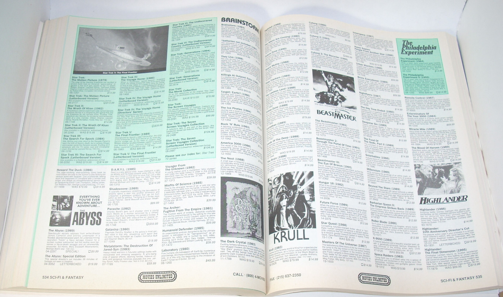 The Movies Unlimited Video Catalog 1997 Edition Paperback VHS Tapes 720 Pages