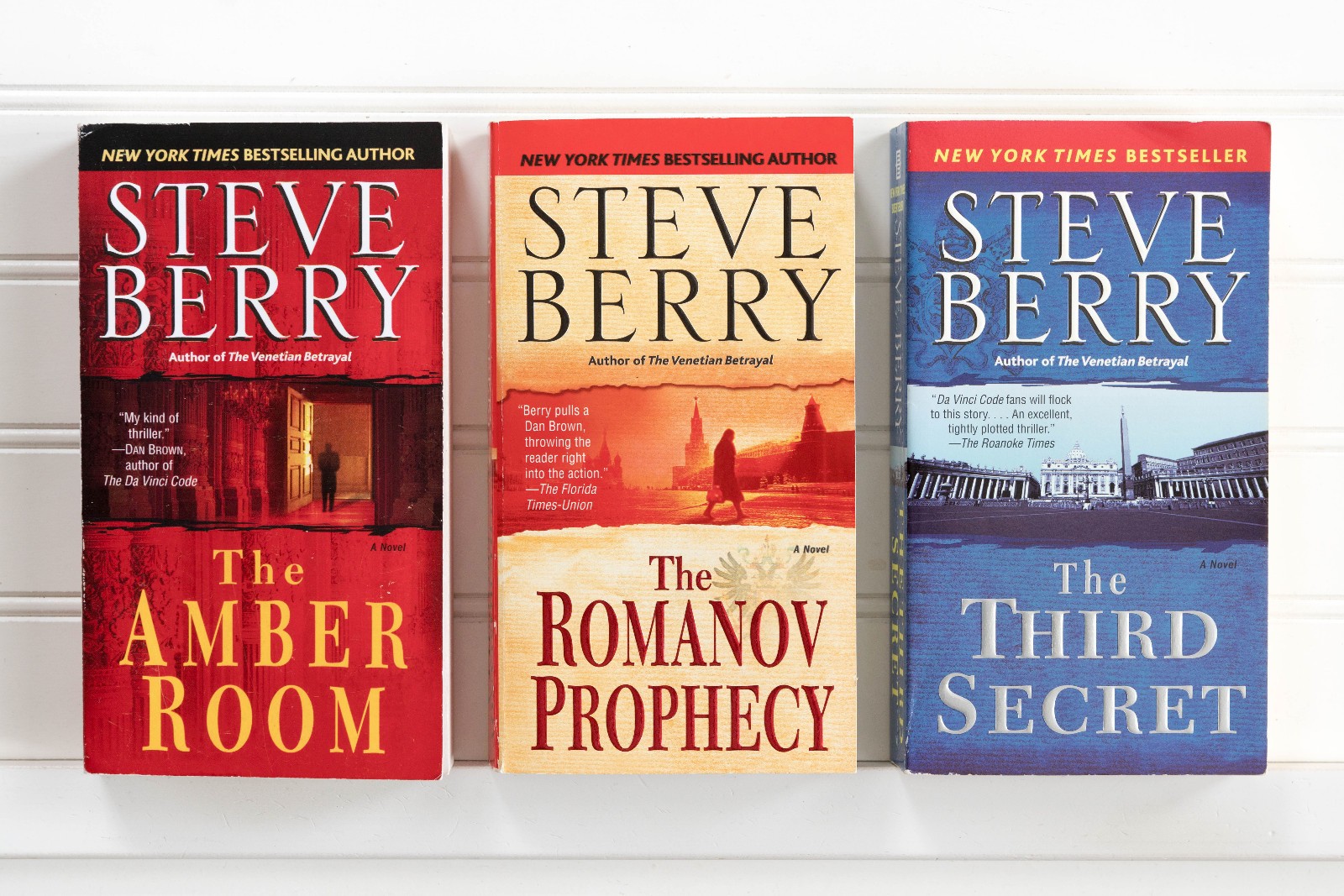 Steve Berry Lot of 23 COTTON MALONE Complete Series (#1-18) Set Paperback Books