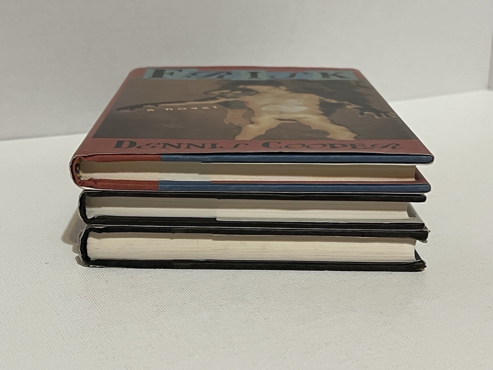 1st Edition Dennis Cooper Transgressive Gay HC Book Lot Frisk My Loose Thread