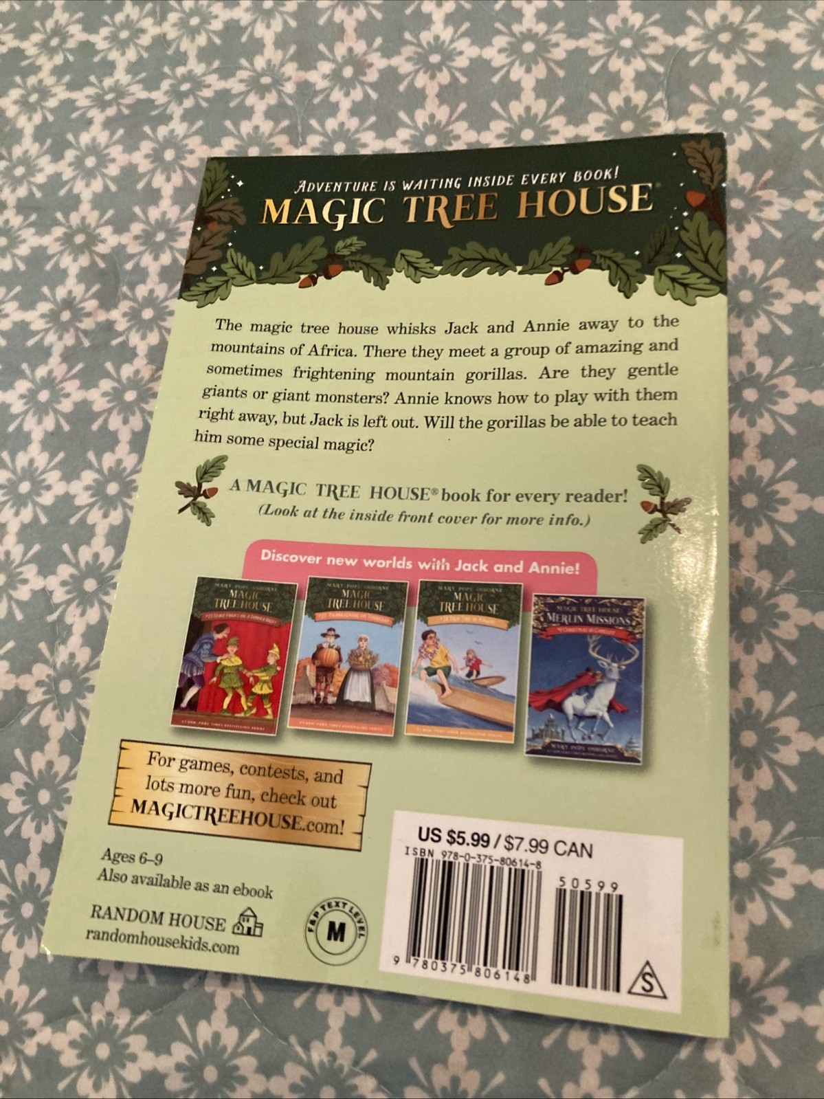 Good Morning, Gorillas (Magic Tree House #26)
