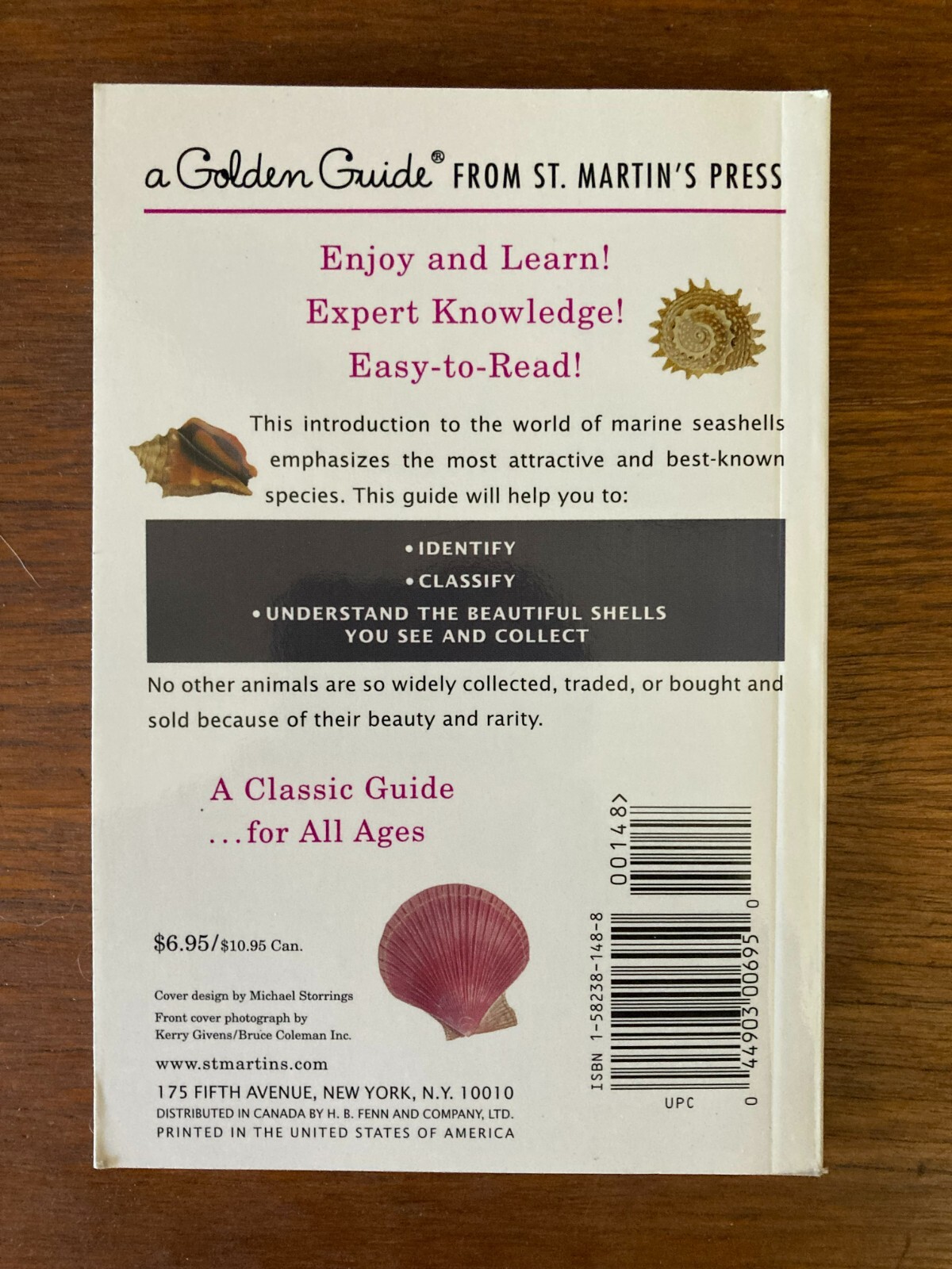 A Golden Guide from St. Martin’s Press Seashells of the World Life Tucker Abbott