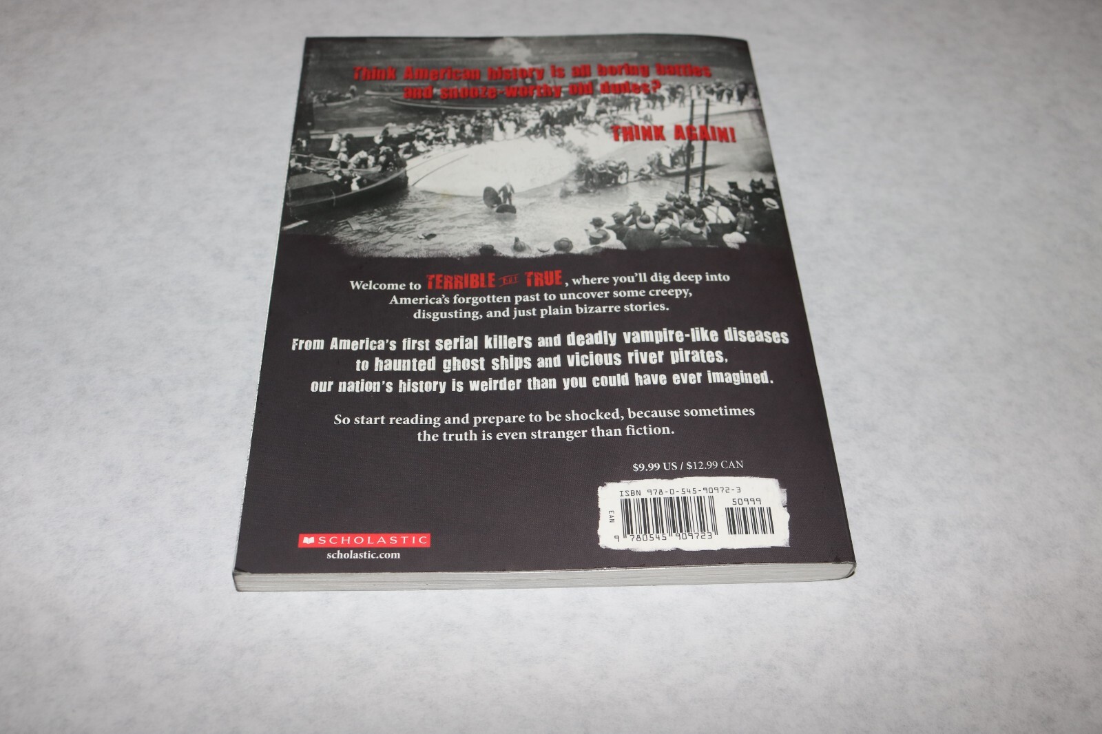Terrible but True Scholastic by Dinah Williams book
