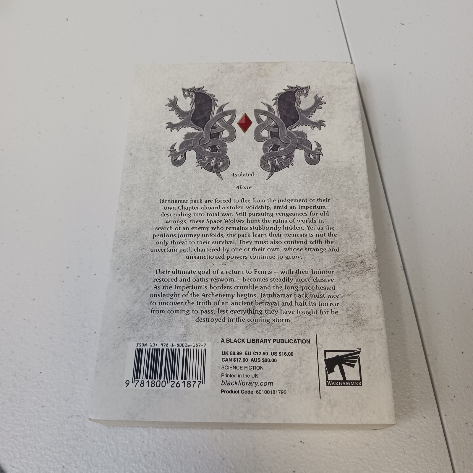 HELWINTER GATE (Warhammer 40K Novel ~ Black Library 2022 SC ~ Chris Wraight)