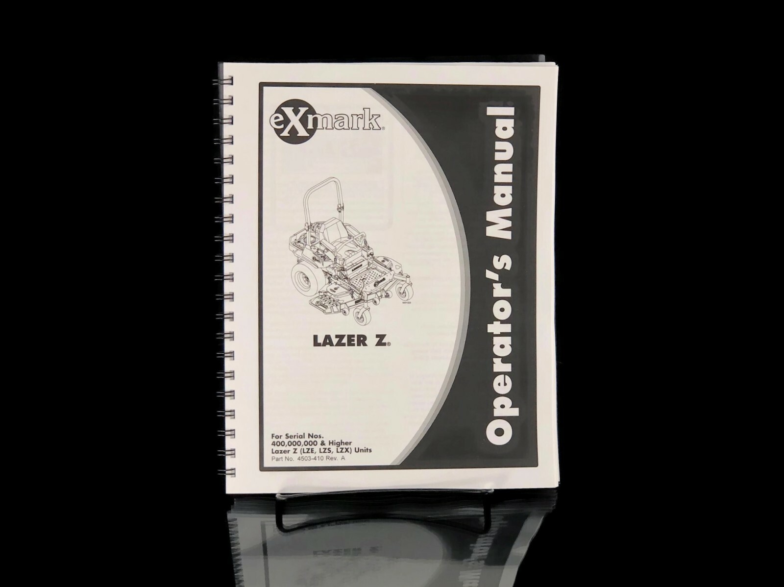 eXmark Lazer Z Operator & Part List Schematics LZS749AKC604A1 SN# 400000000-402