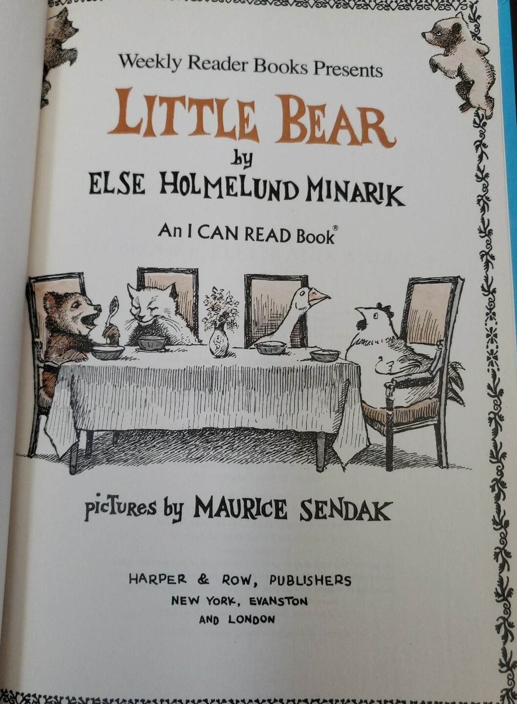 I Can Read Level 1 Ser.: Little Bear by Else Holmelund Minarik