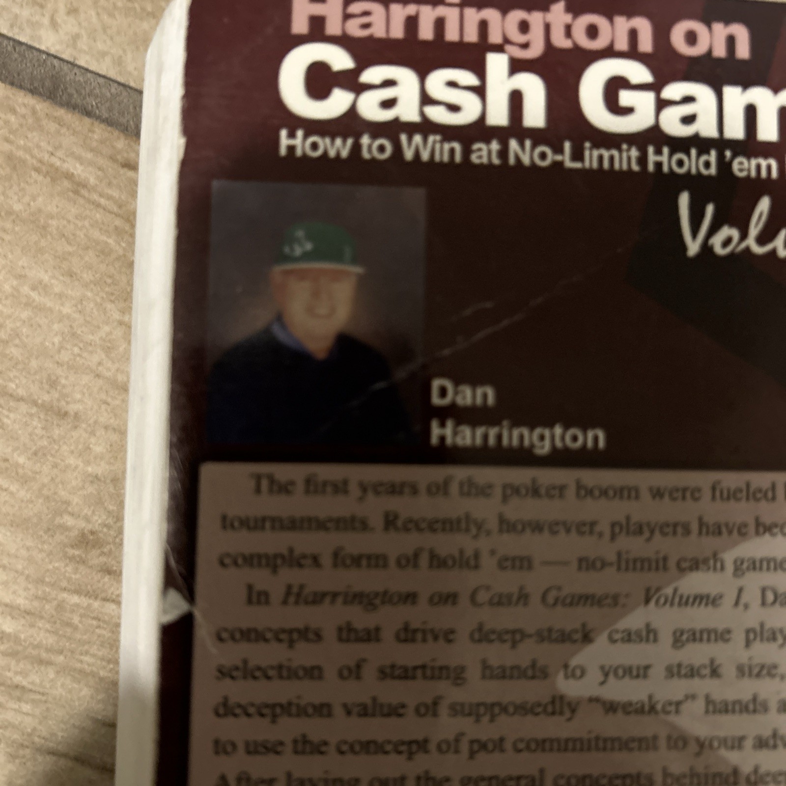 Harrington on Cash Games: How to Win at No-Limit Hold’em Money Games, Vol.