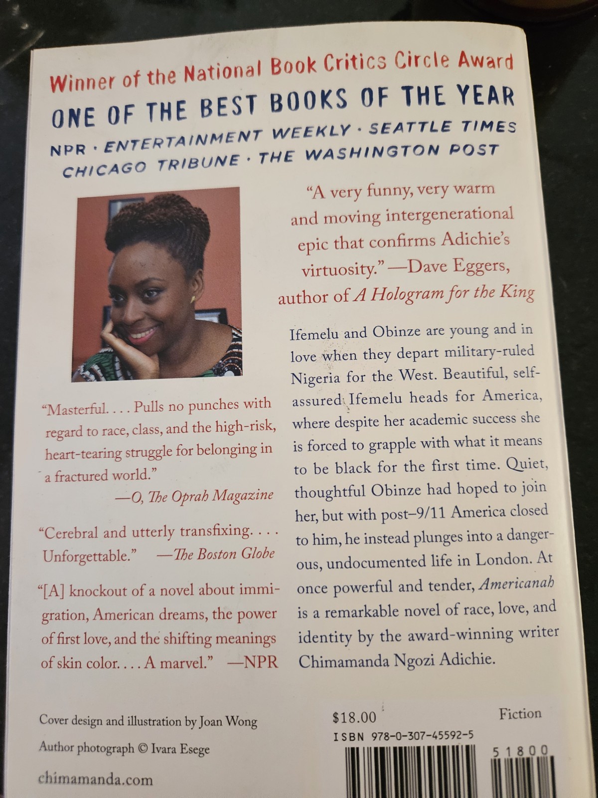 Americanah : A Novel by Chimamanda Ngozi Adichie SC 2013