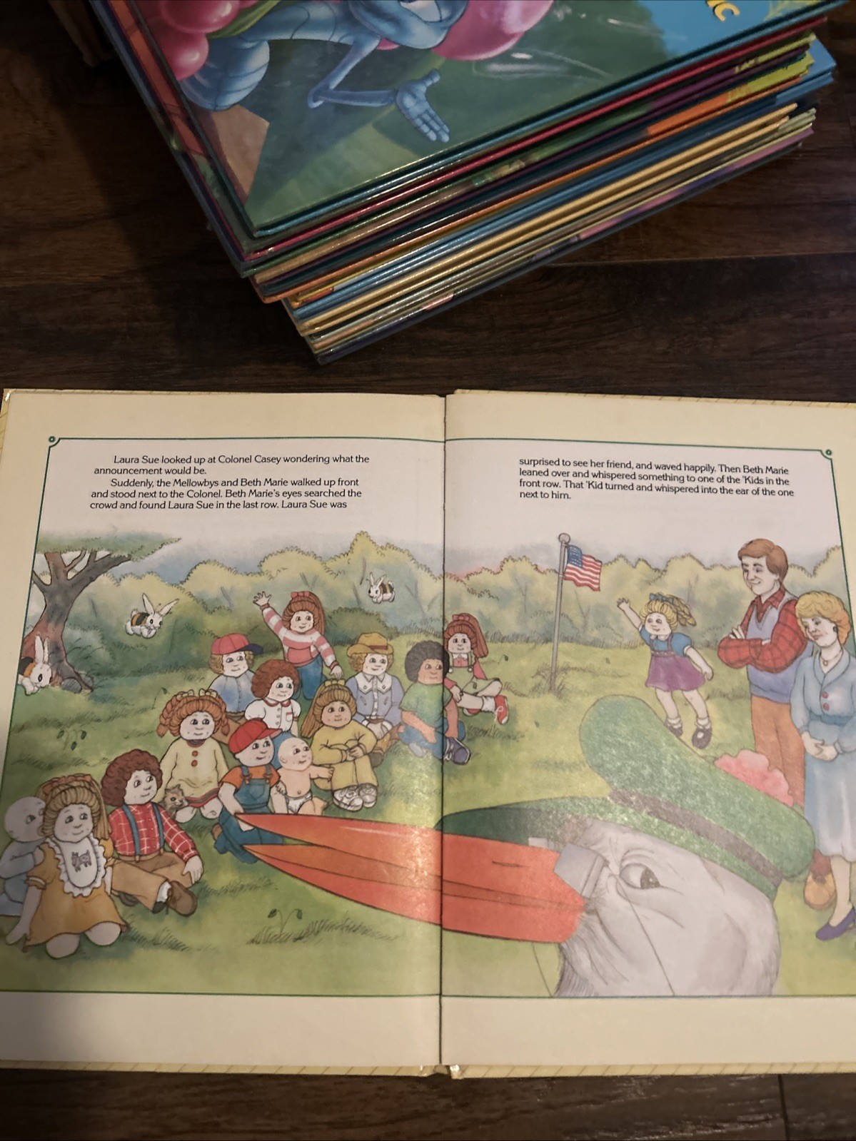 Cabbage Patch Kids The Just Right Family Larry Callen Parker Brothers HC 1984