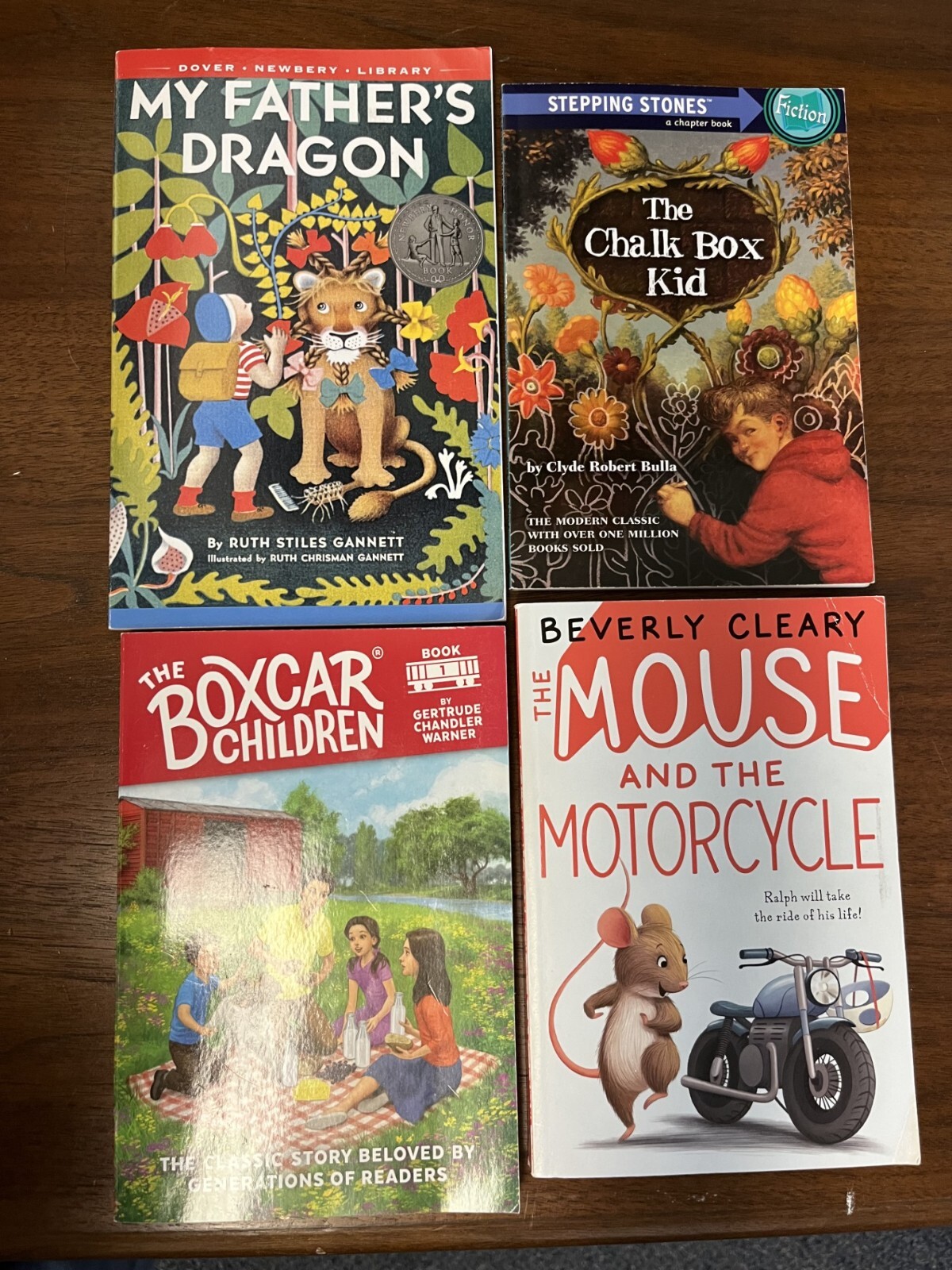 Juvenile Fiction Chapter Books, 4 books for ages 6-10