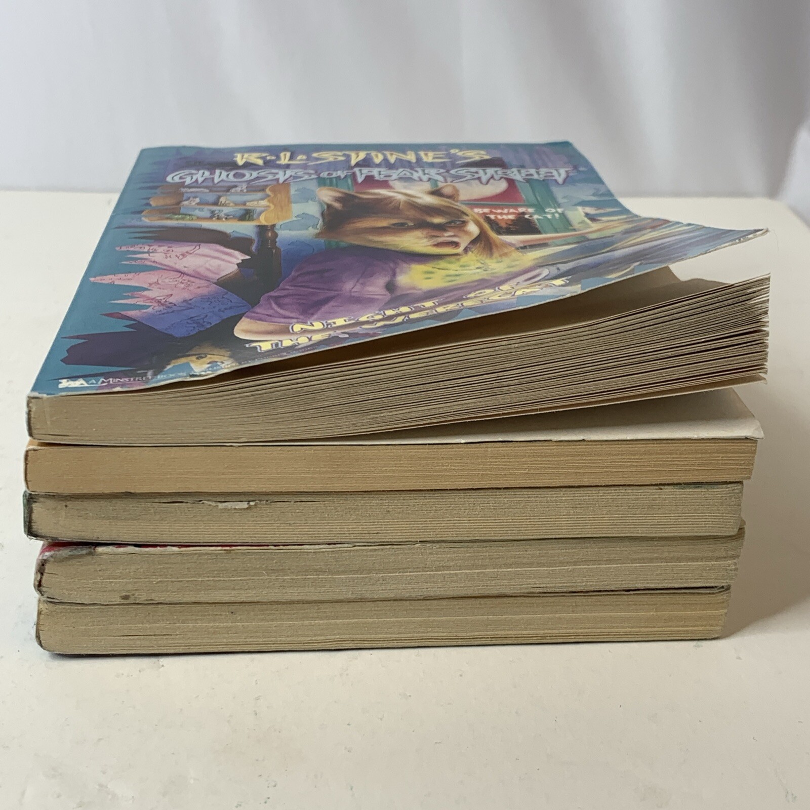 Ghosts Fear Street Lot Books 1,2,3,8, 12 R.l. Stine