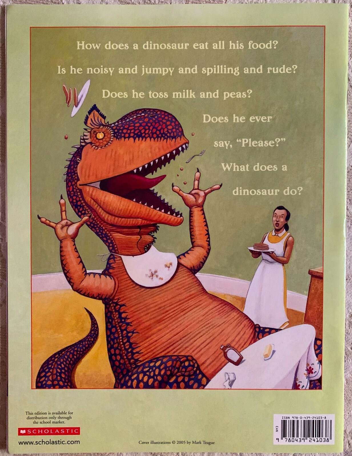 How Do Dinosaurs Eat Their Food? By Jane Yolen & Mark Teague -Paperback **NEW**