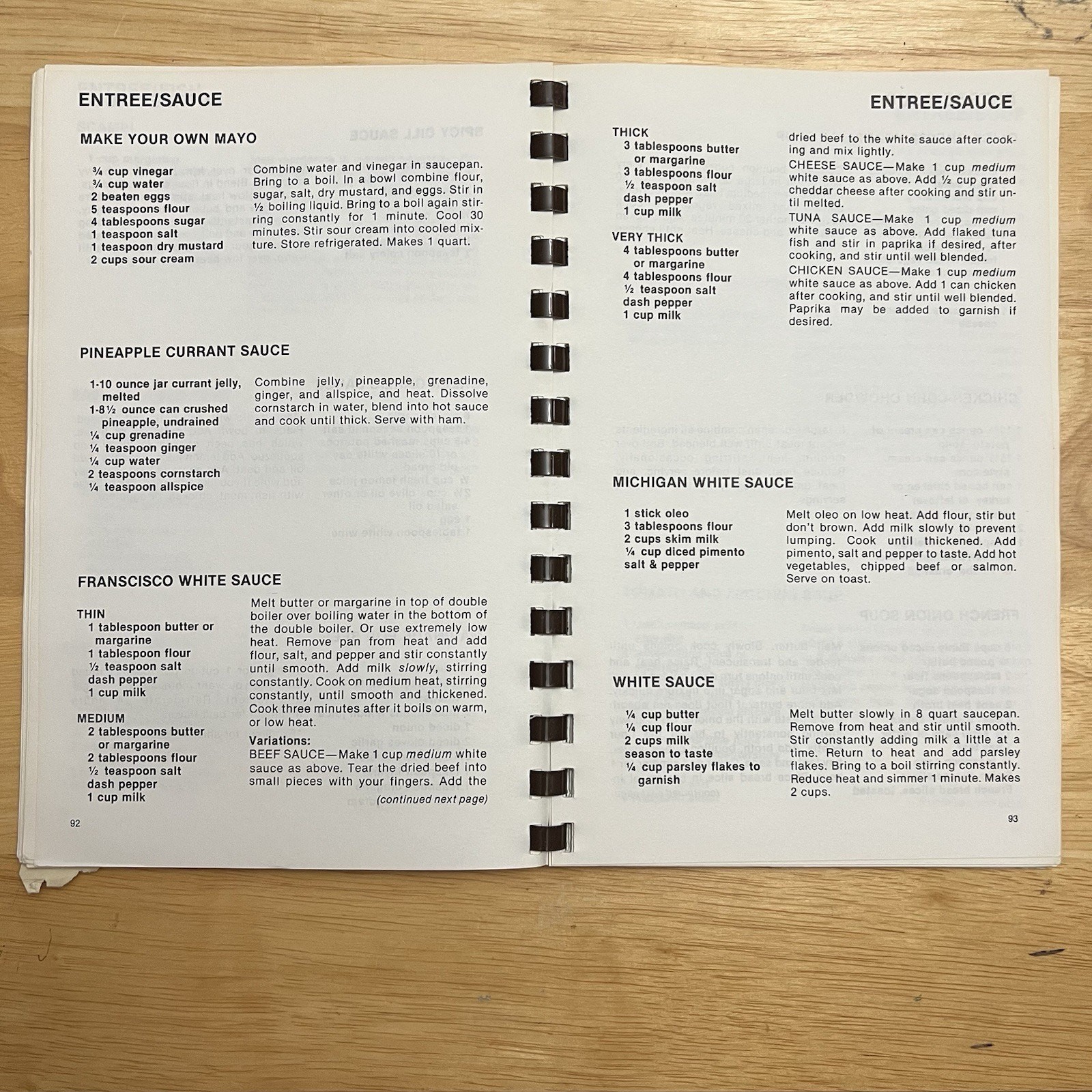 Jan Leasures Inflation Proof Recipes Spiral Bound Cookbook Vintage 1980