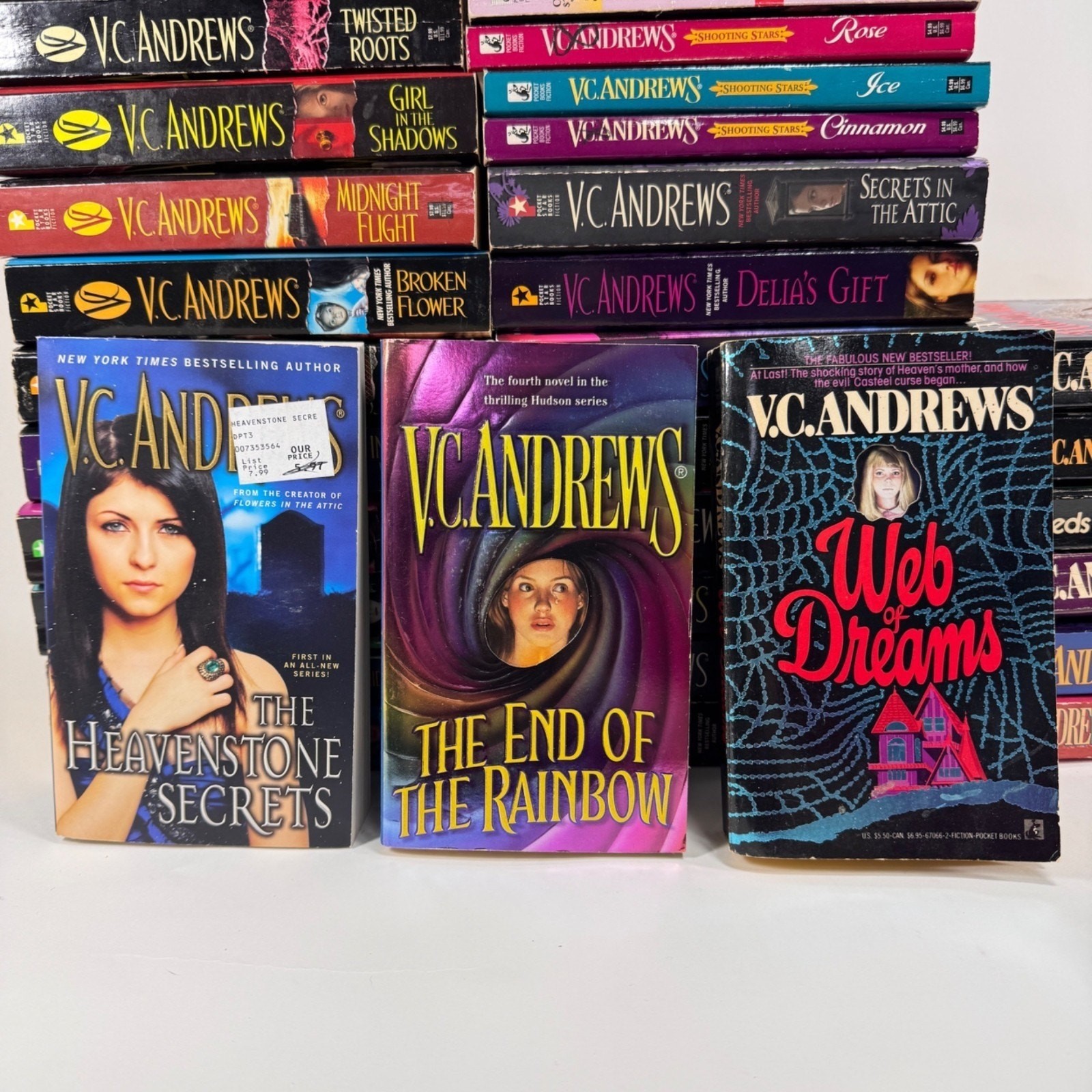 Lot 37 V.C. Andrews Books Some Keyhole Mixed Celeste Seeds of Yesterday