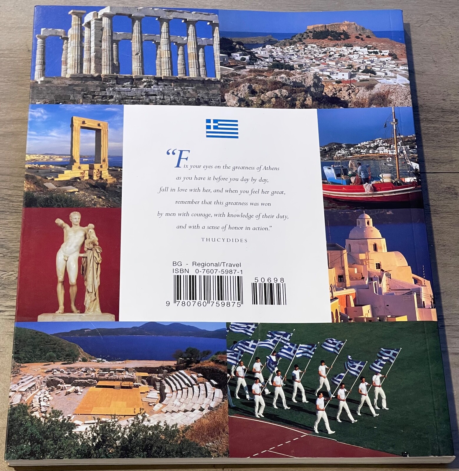 Greece Past And Present History And Picture Travel Guide 127 Pages Softcover