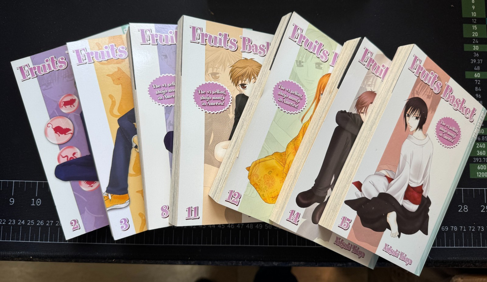 Fruits Basket Set of 7 Books: Volumes 2 3 8 11 12 14 15 New