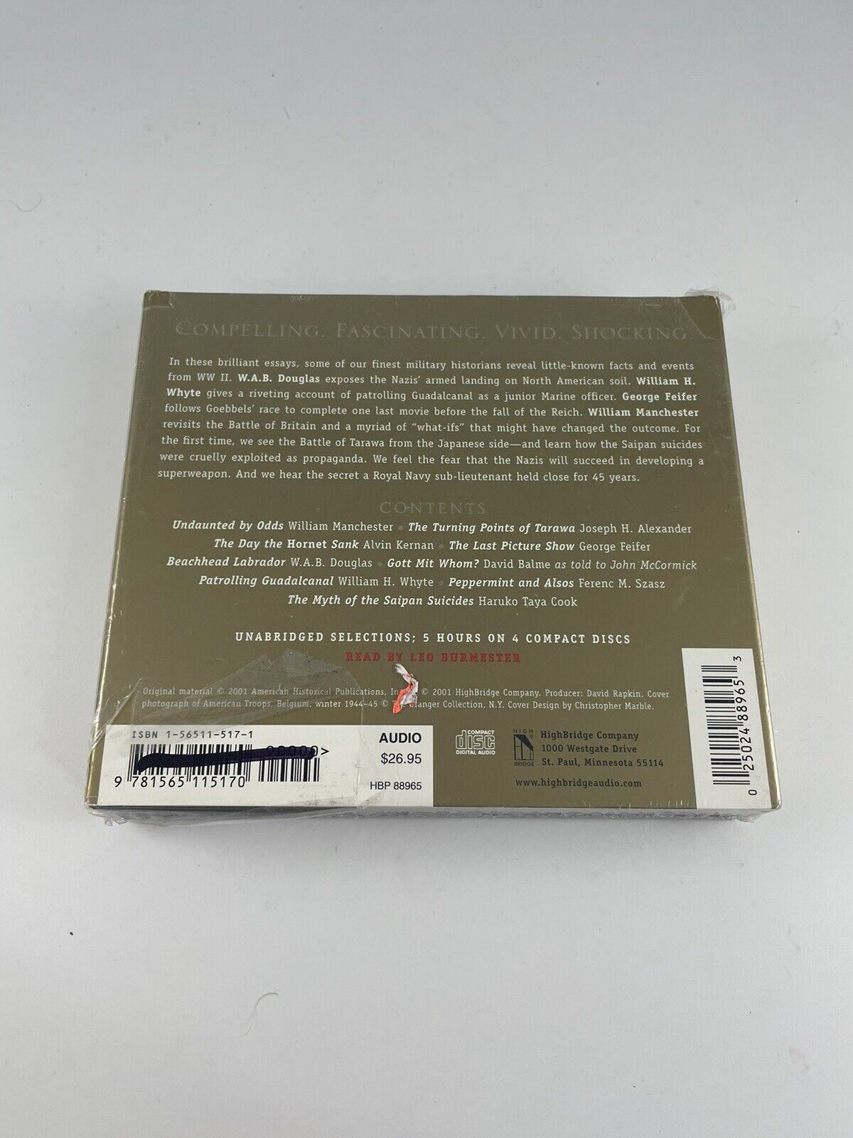 No End Save Victory By WAB Douglas Audiobook CD Novel Book Brand New