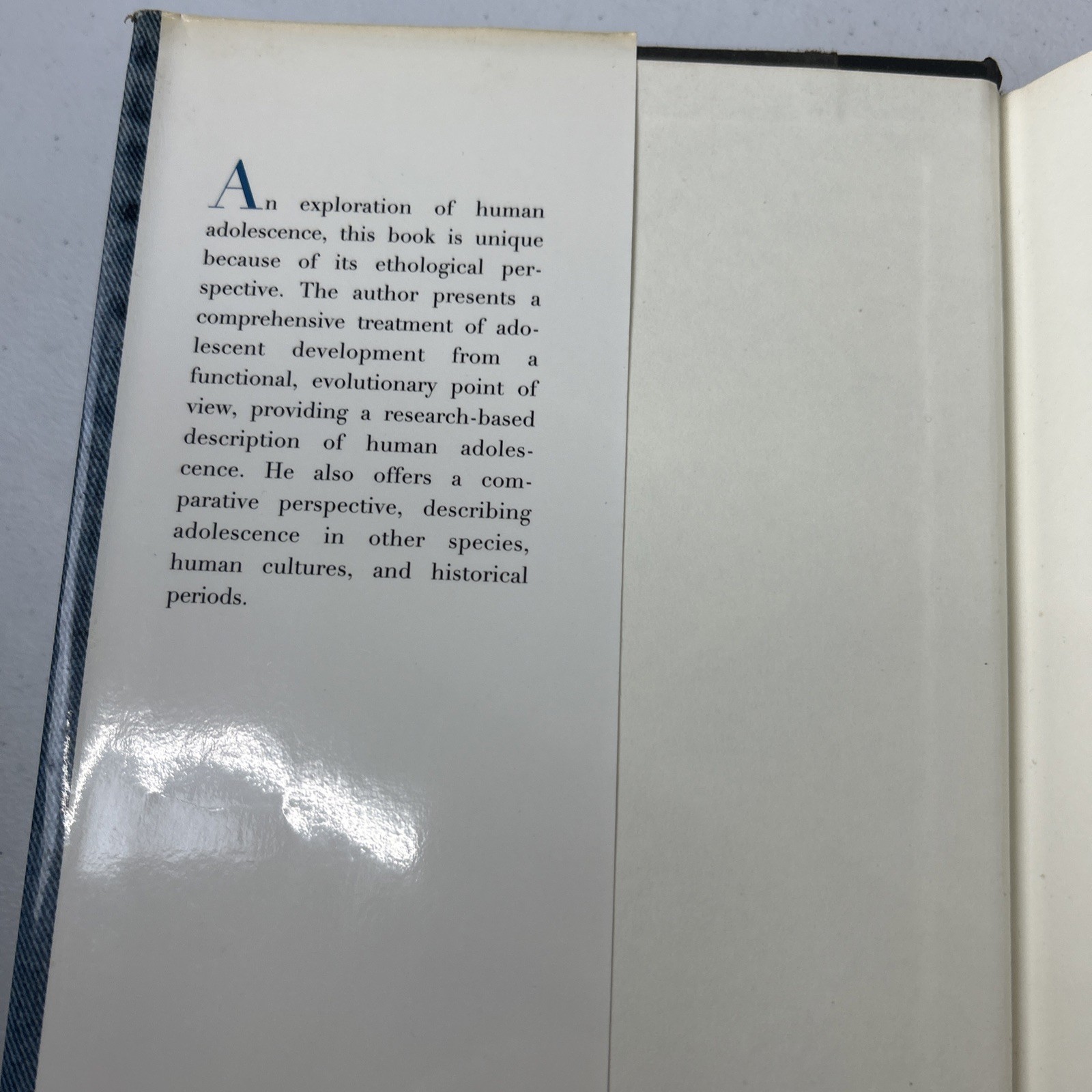 Evolutionary Principles of Human Adolescence by Glenn Weisfeld (1999, Hardcover)