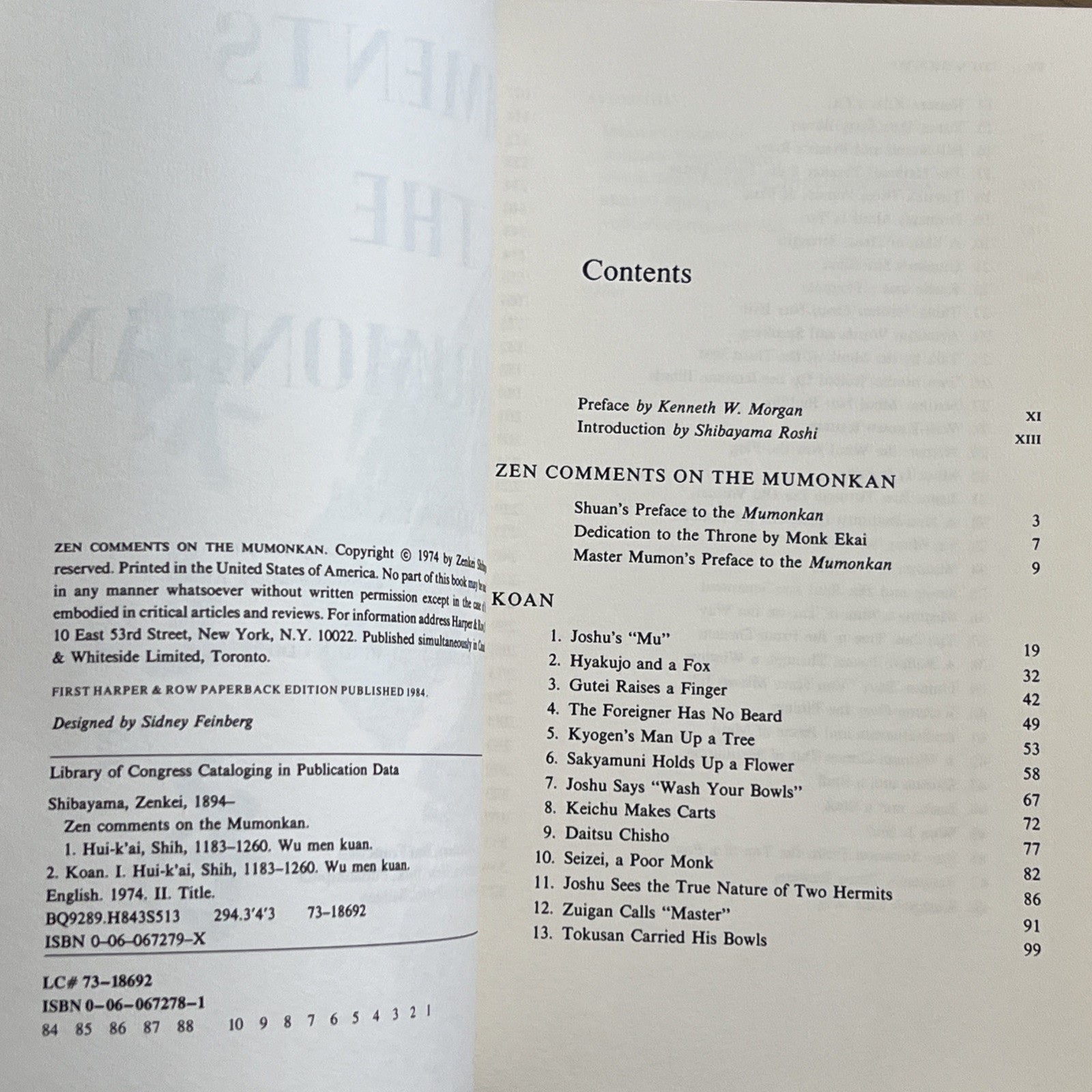 Zen Comments on the Mumonkan – Zenkei Shibayama. First Harper & Row PB, 1974