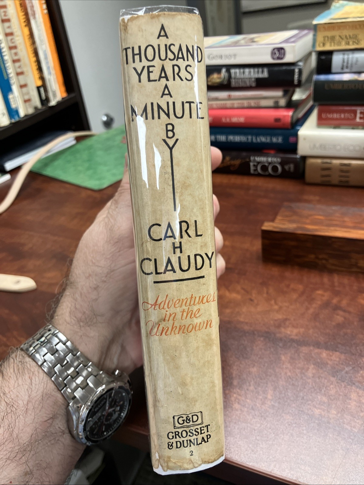 A THOUSAND YEARS A MINUTE, ADVENTURES IN THE UNKNOWN #2, DJ, CARL CLAUDY