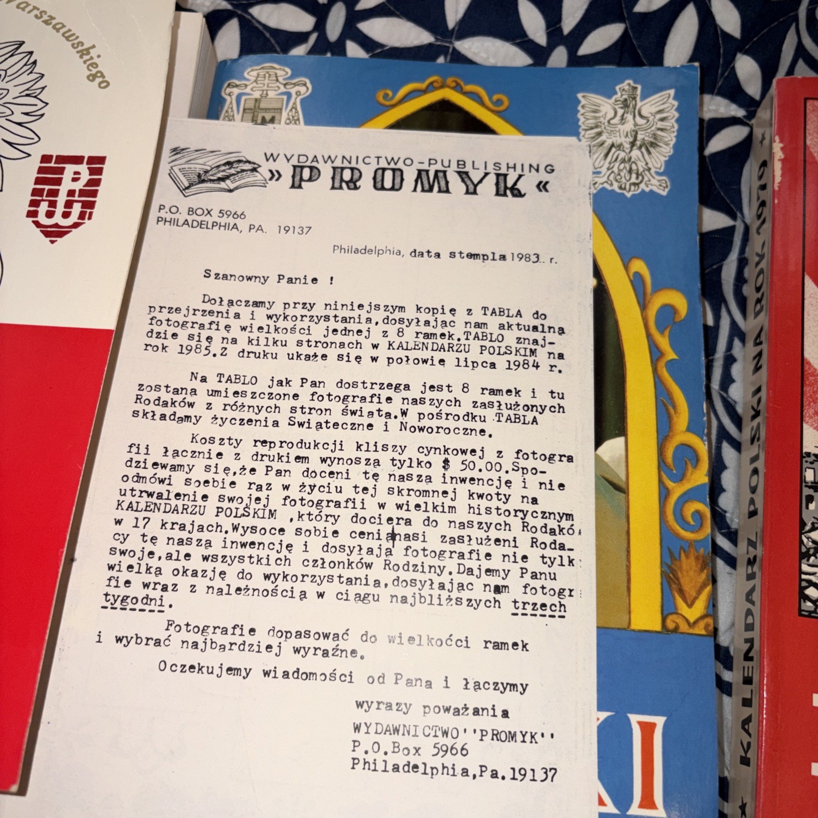 VINTAGE POLISH BOOKS KALANDARZ POLSKI NA ROK 1979,80,84! In Polish