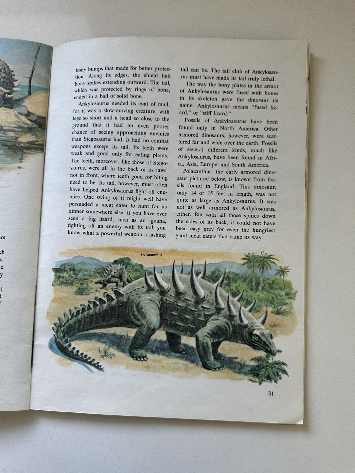 Vintage Golden Press Golden Exploring Earth Book Dinosaurs PB 1973 Illus