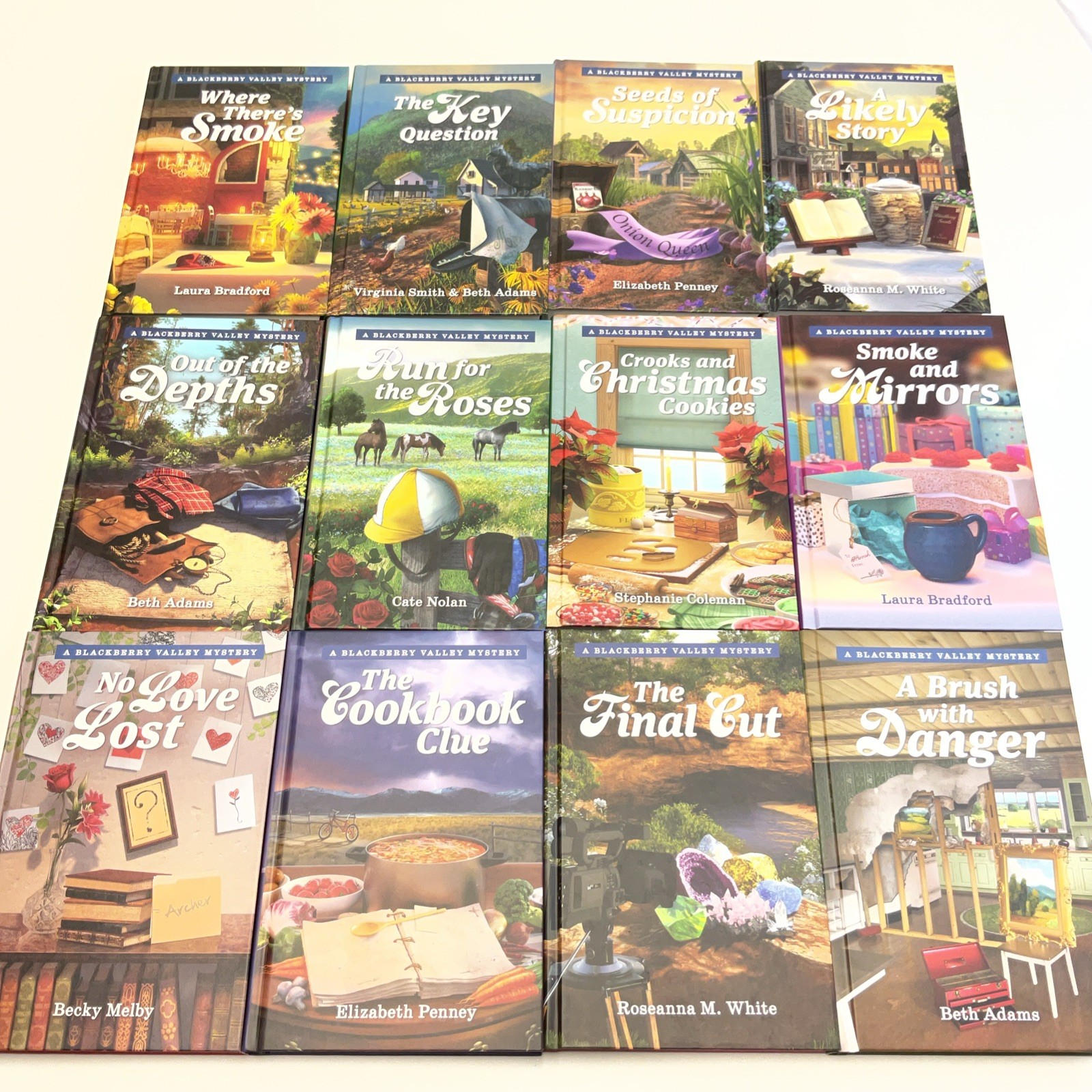 Blackberry Valley Mystery Lot of 12 Hardcover Books Guidepost 1-12 Christian NEW