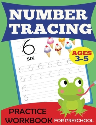 NUMBER TRACING PRACTICE WORKBOOK: PRESCHOOL TRACING By Dylanna Press *BRAND NEW*