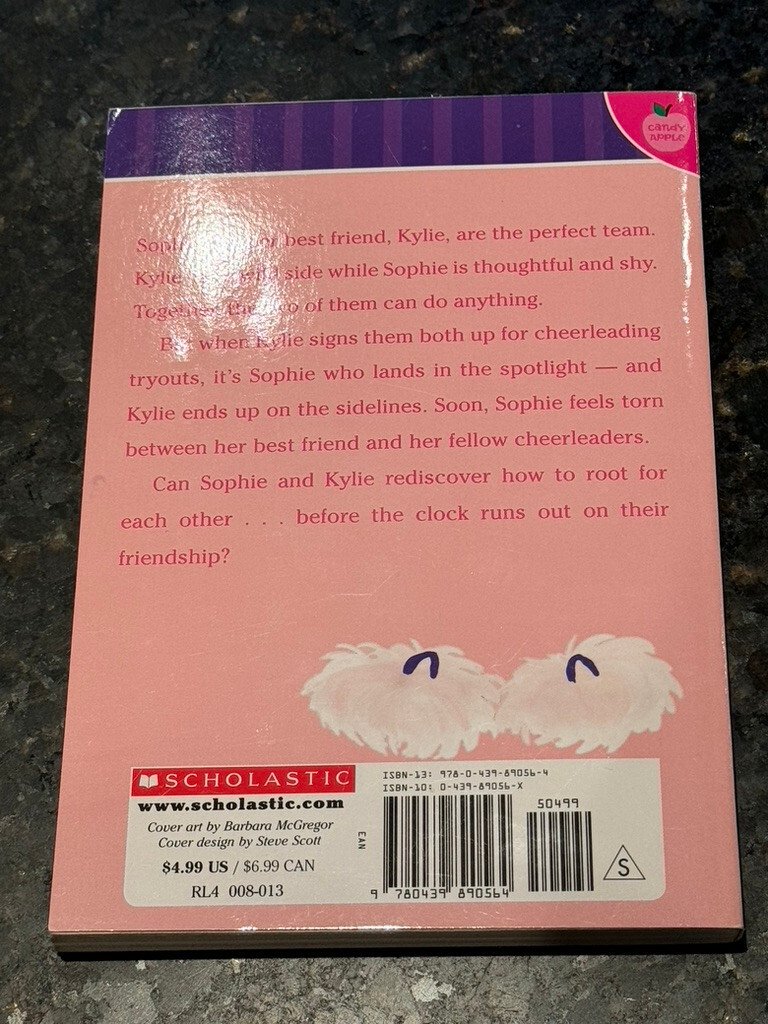 Scholastic Books Lot: Last Holiday Concert, Report Card, Accidental Cheerleader