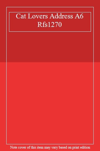 Cat Lovers Address A6 Rfs1270
