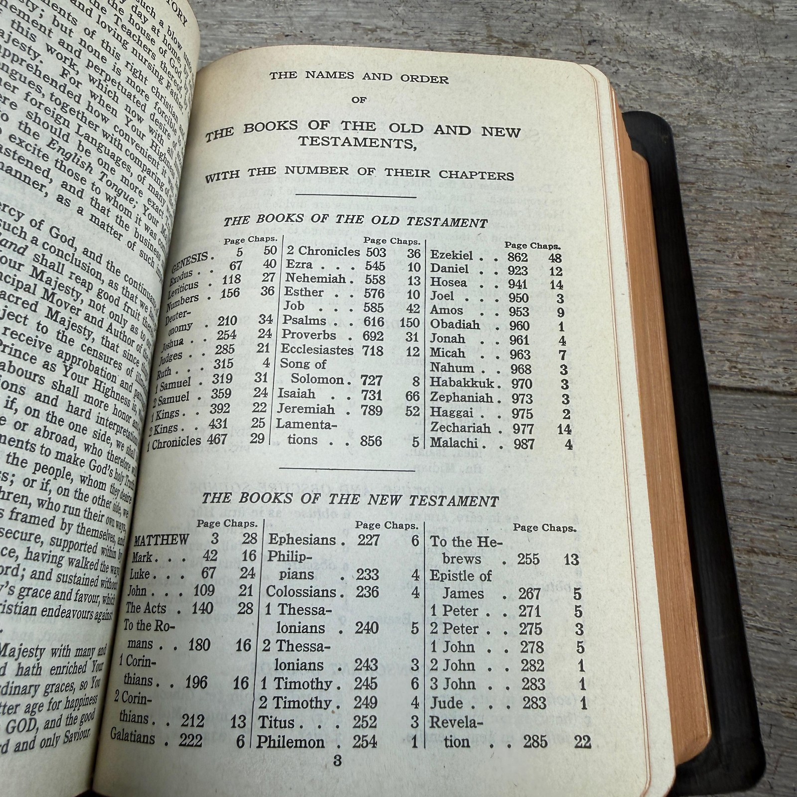 Vintage Holy Bible King James National Bible Press Black HC Illus Gilt Edges