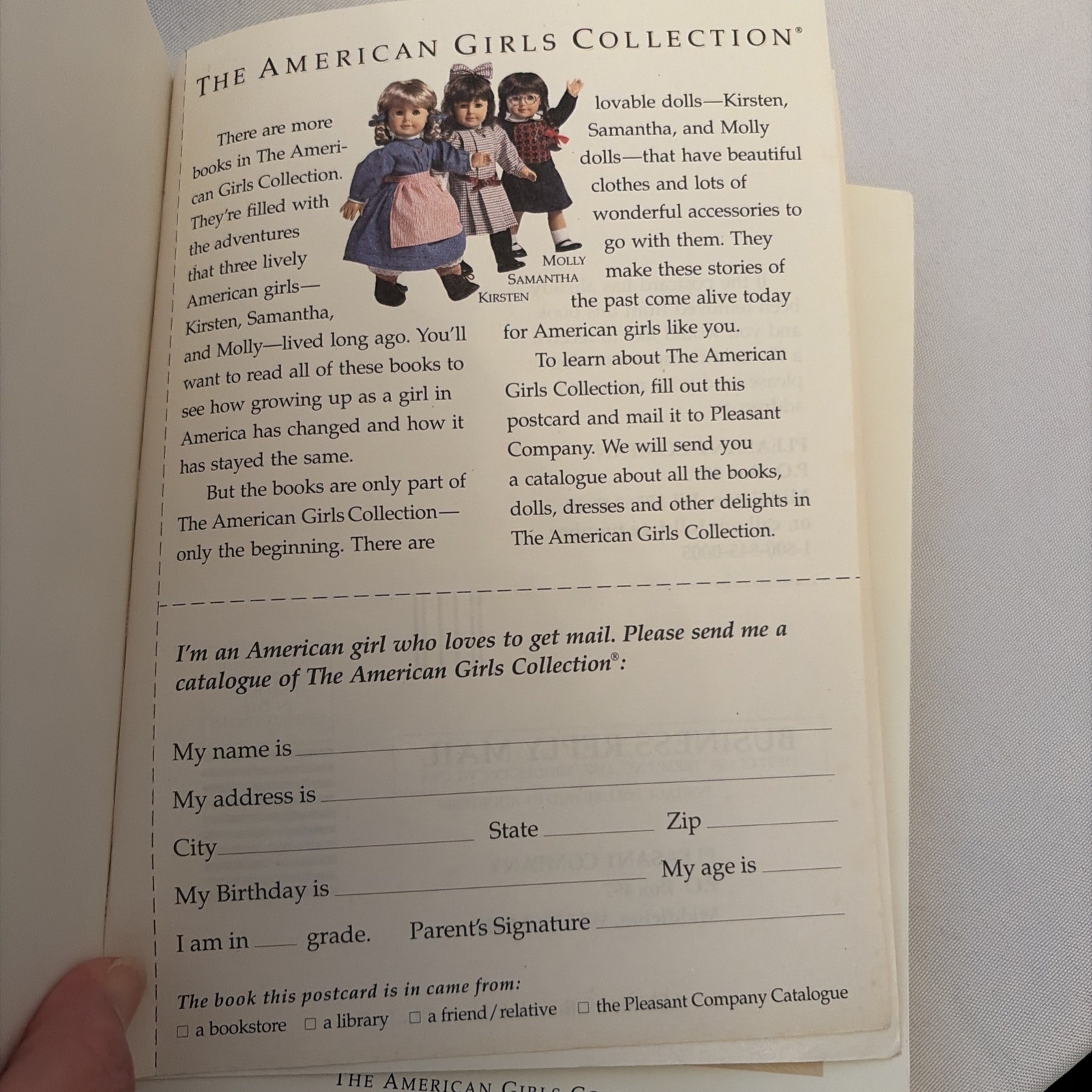Pleasant Company First Edition American Girls Collection Lot Vintage 1988 1986