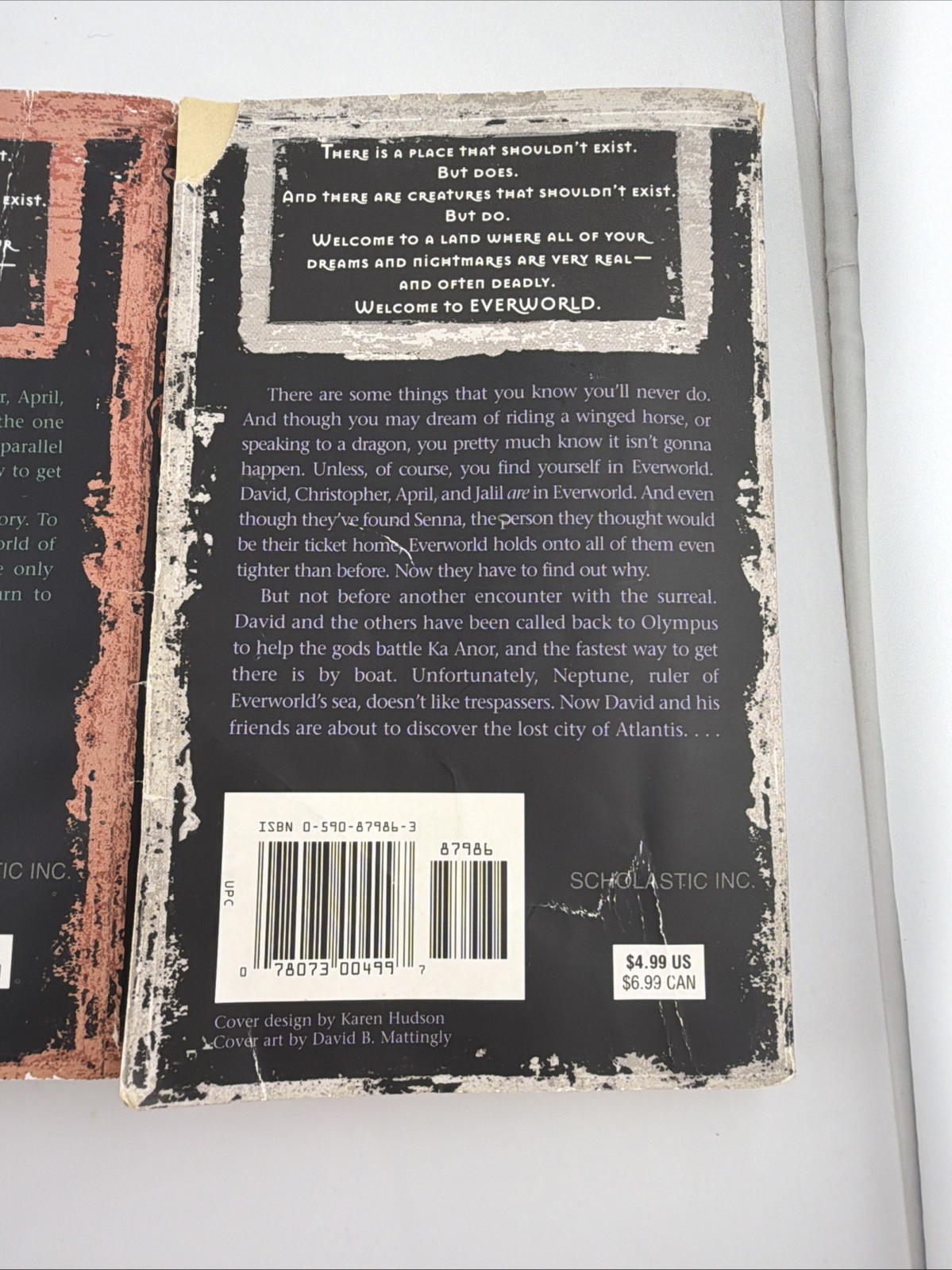 K.A. Applegate Everworld Books 7 9 & 10