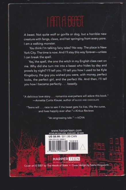 Beastly: A YA Fantasy from the “Classic Beauty & the Beast” by Alex Flinn NEW