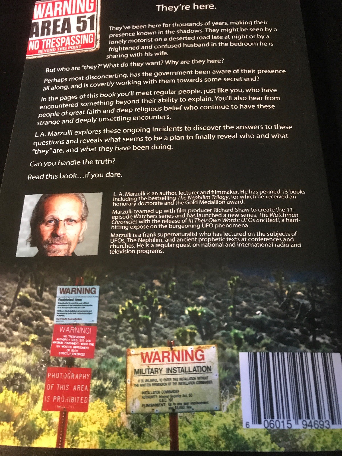 UFO Disclosure Dr. L.A. Marzulli (Trade Paperback) NEW Watchers