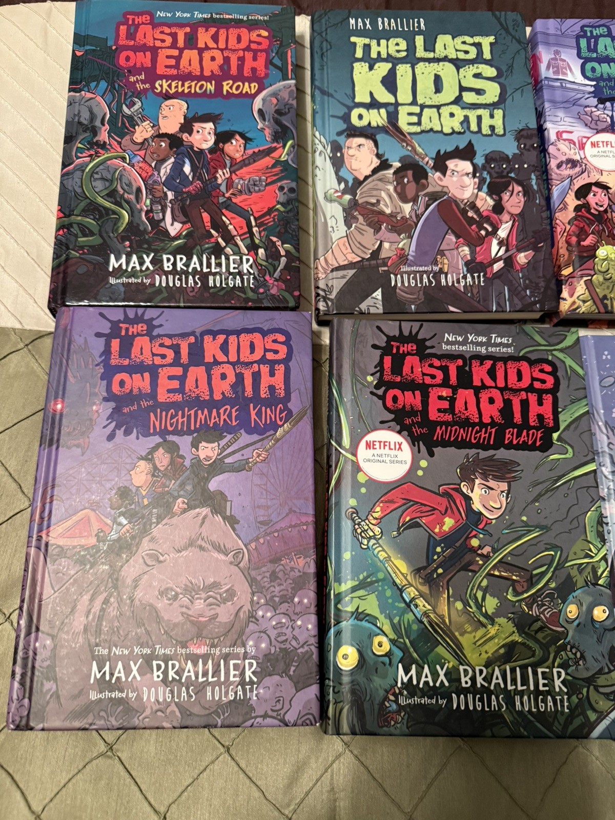 The Last Kids on Earth Book Hardcover LOT SET Of 7 Max Brallier Netflix Series