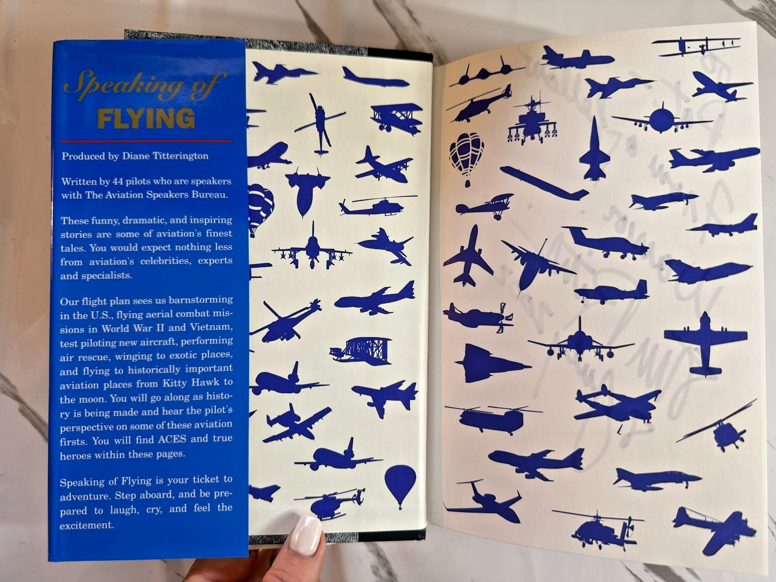 Speaking of Flying Signed Hardcover Aviation Stories Pilots WWII Vietnam History