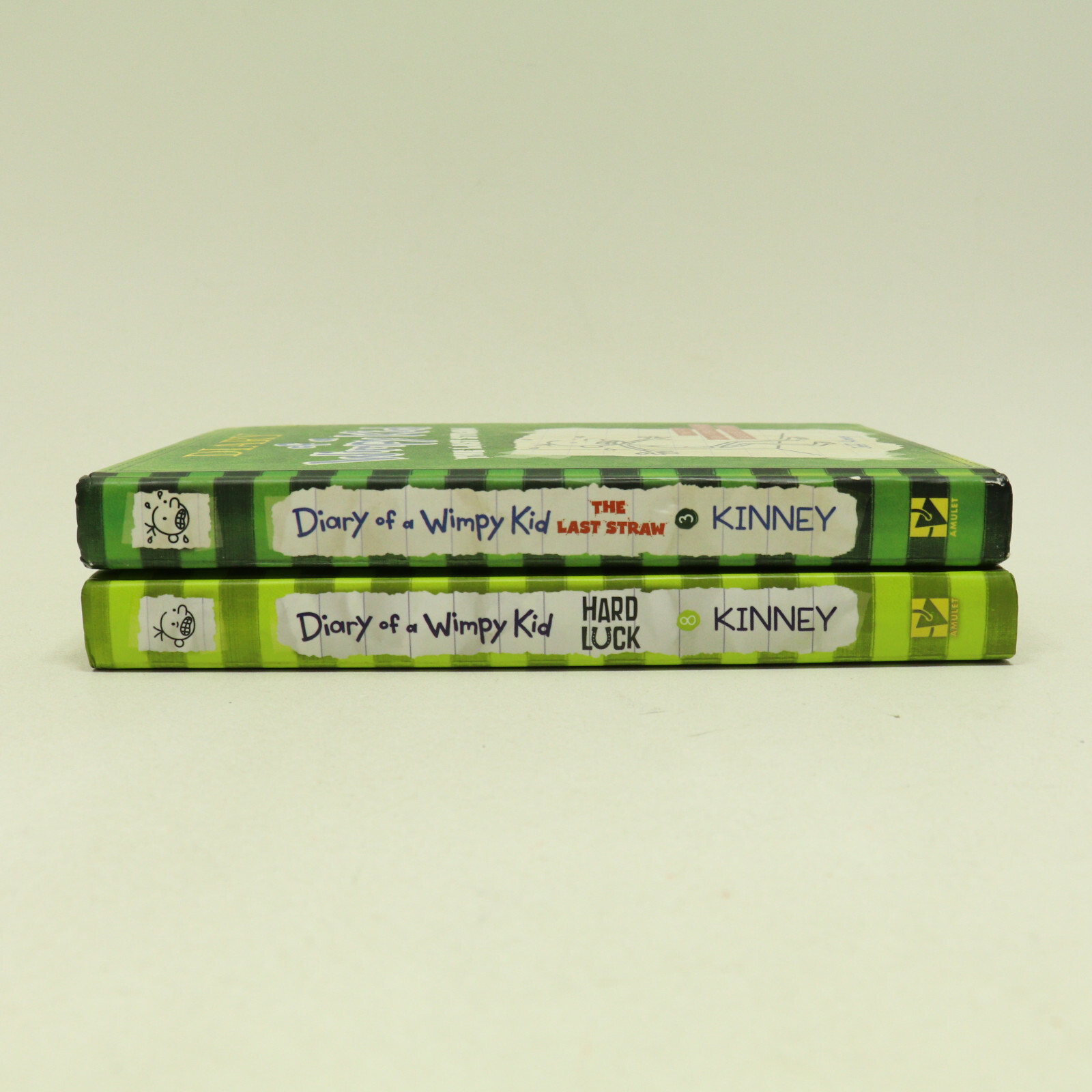 Lot 2 Diary of a Wimpy Kid Hardcover Books 3 8 Very Good