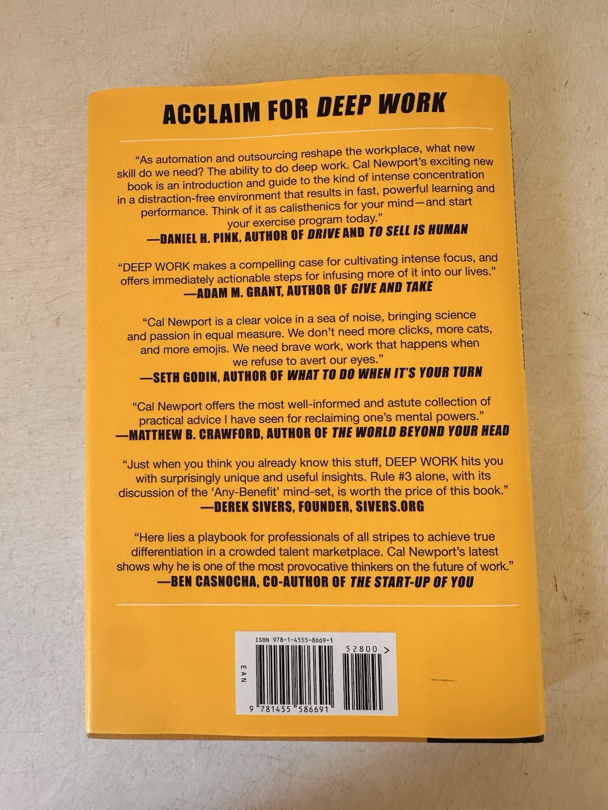 Deep Work : Rules for Focused Success in a Distracted World by Cal Newport…