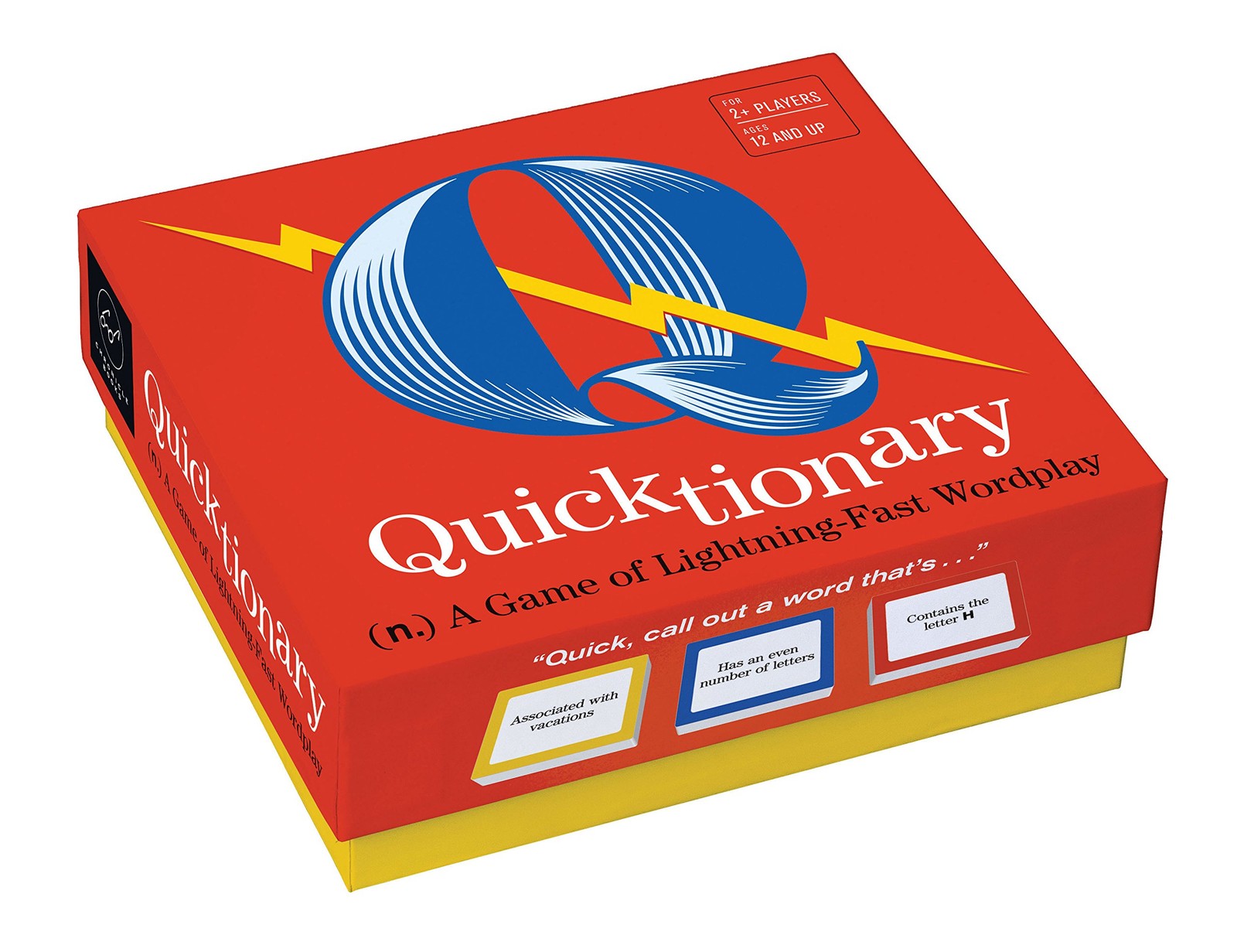 Quicktionary: A Game of Lightning-fast Wordplay 2.5 x 3.5 inches, Quicktionary