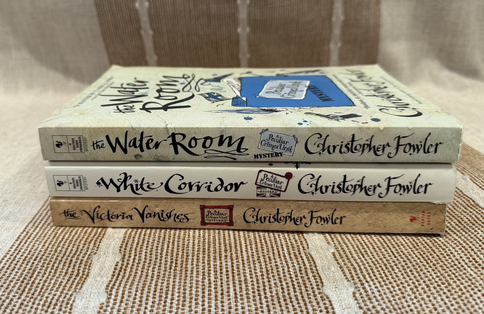 Lot of 3 Bryant & May Mystery Paperbacks by Christopher Fowler, Peculiar Crime