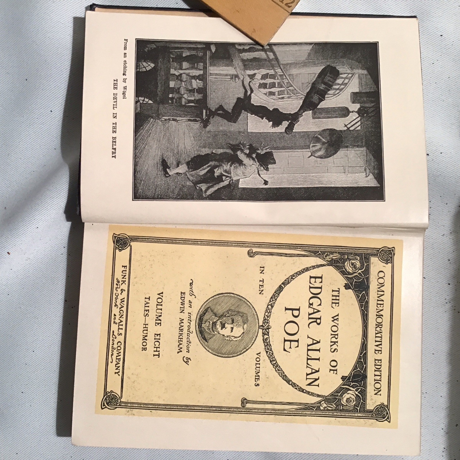 1904 Works of Edgar Allan Poe in Ten Vol, Commemorative Ed. No I and III vol.